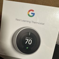 Google Nest learning Thermostat 