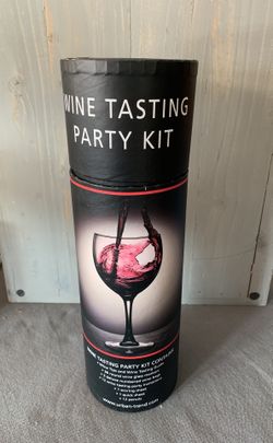 Wine tasting party kit