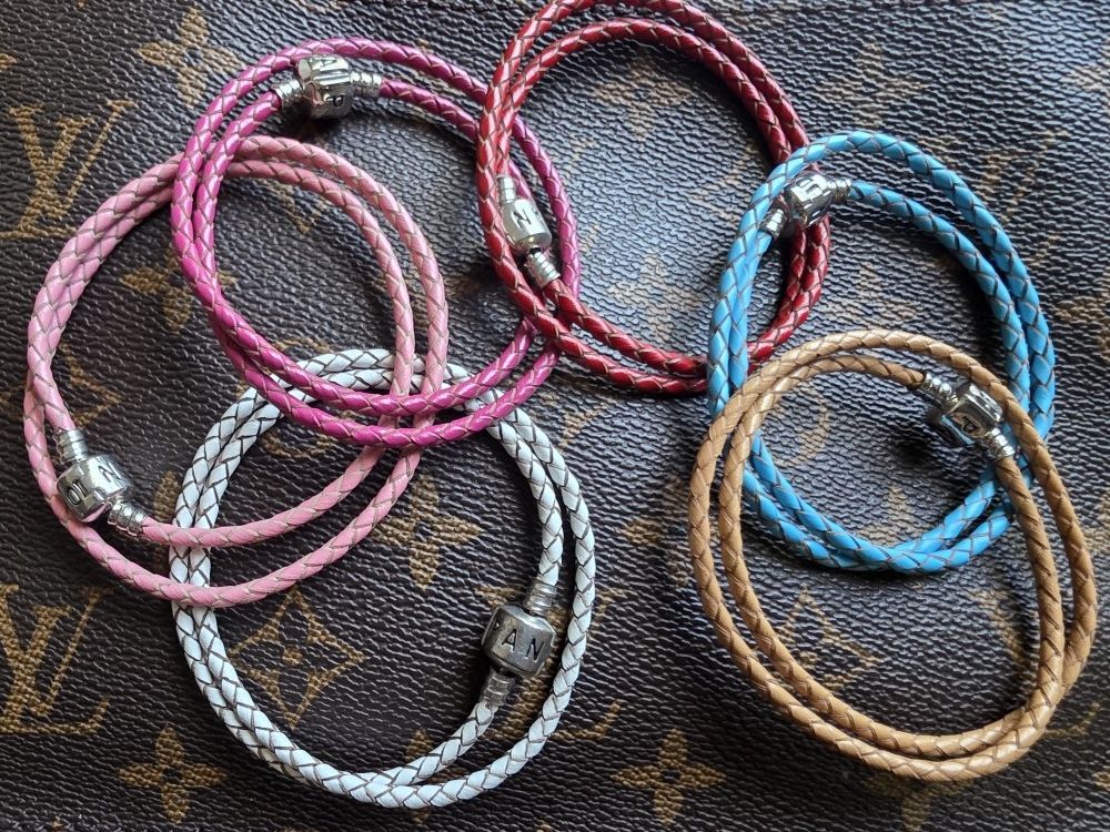 Pandora Leather Bracelet $15 Each
