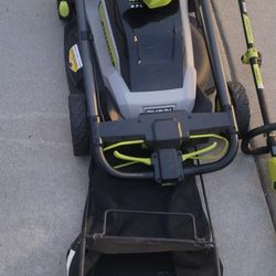 Ryobi Mower and Weed Whacker 