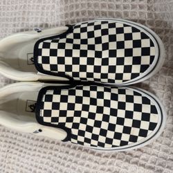 Vans Asher Checkers Black/Natural 