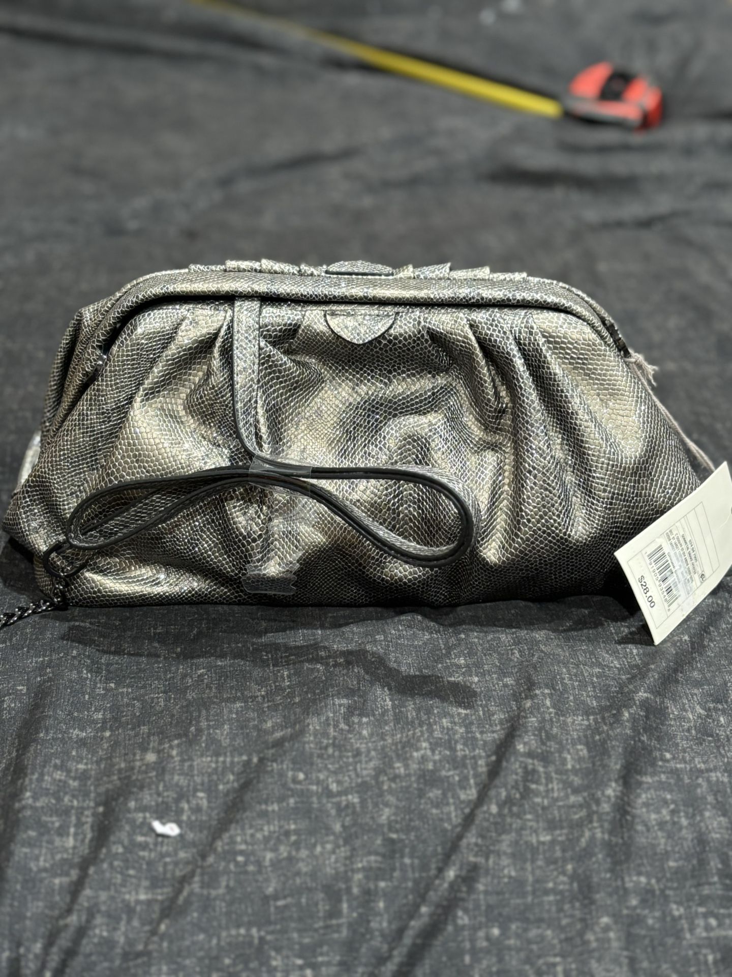 A New Day clutch with detachable crossbody strap