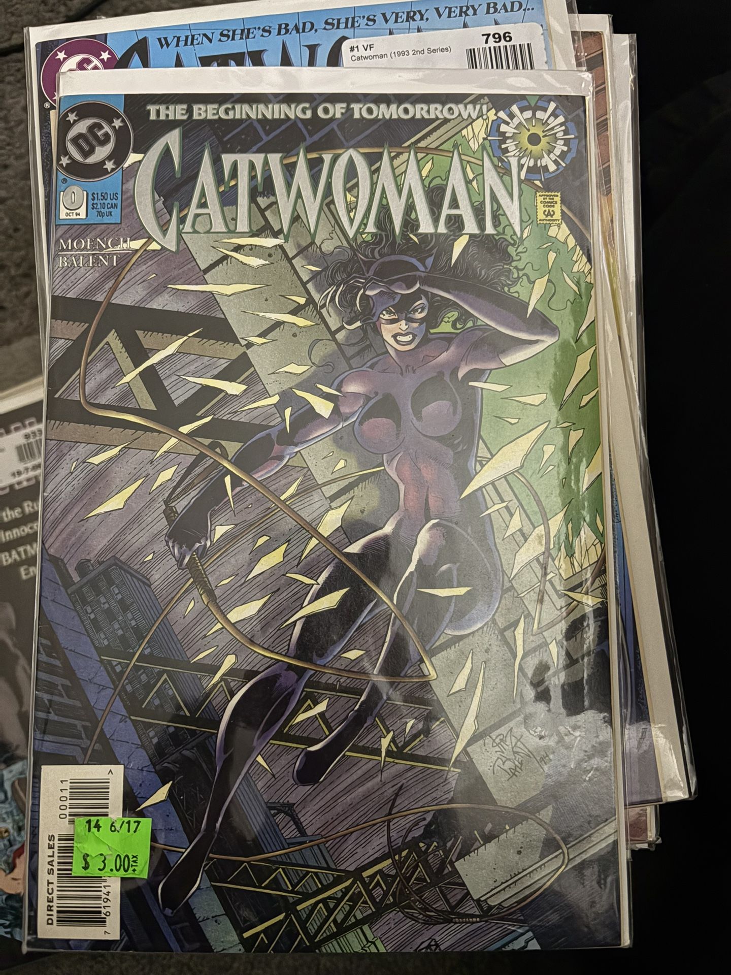 CATWOMAN COMIC BOOK LOT
