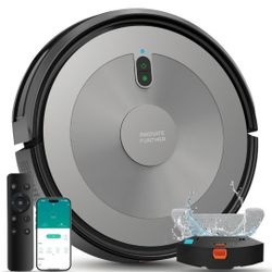 Robot aspirador – 2 en 1 robot aspirador y trapeador, succión de 2500 Pa, navegación inteligente, compatible con Alexa y Google Assistant, recarga aut