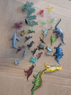 Assorted Plastic Animal and Dinosaur Toy Figurines Lot (OPEN TO TRADES AND OFFERS! :) )