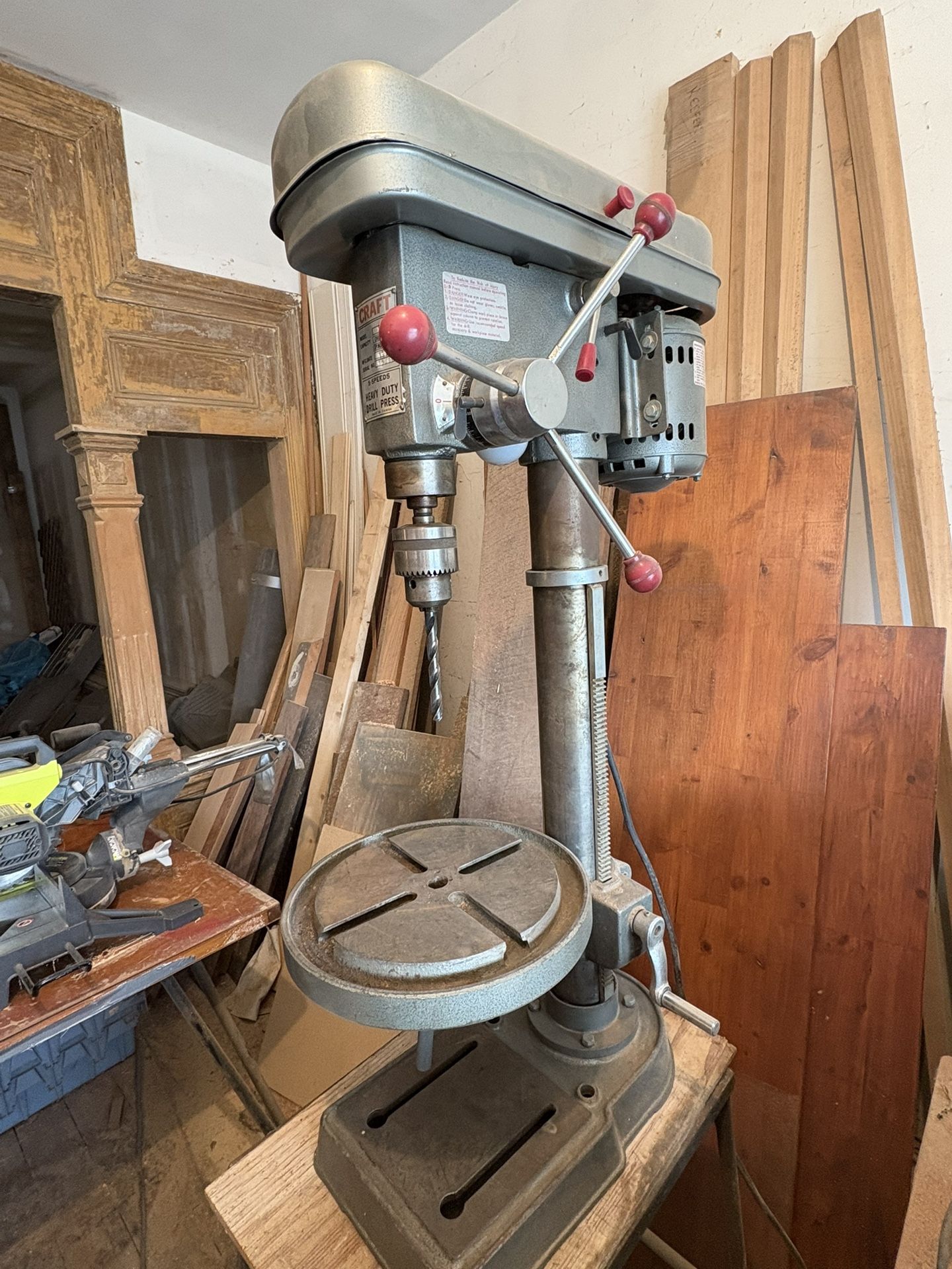 Drill Press And Metal Stand