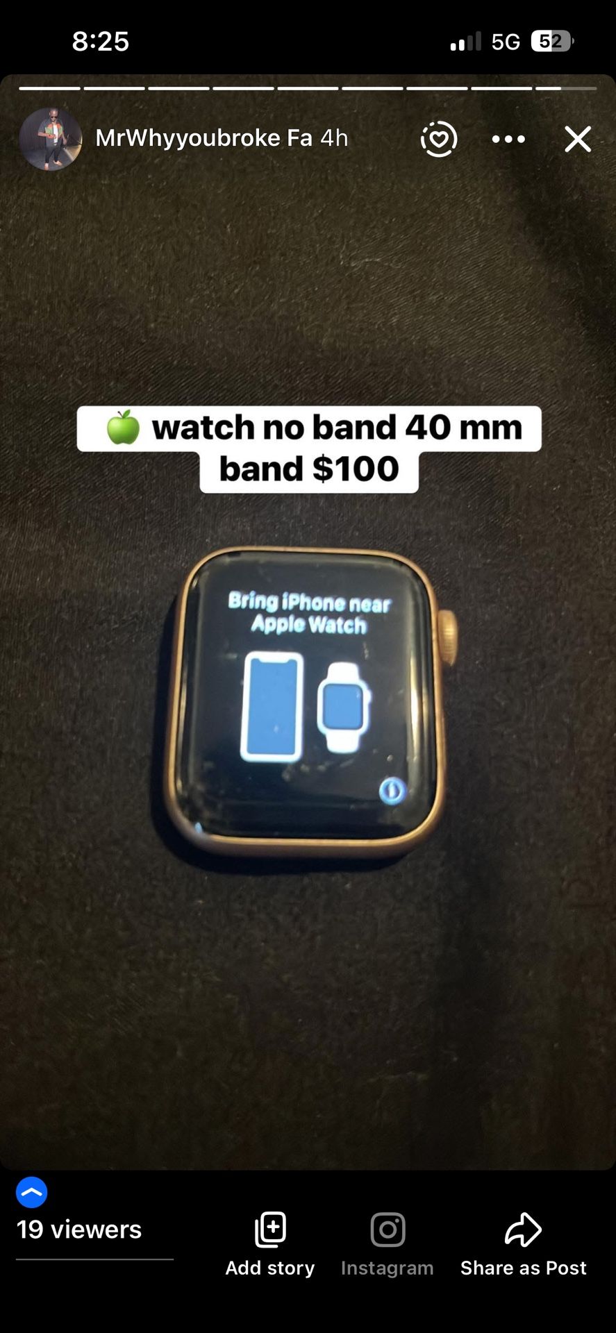 Apple Watch No Band