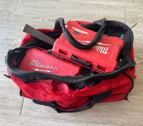 Milwaukee Tool Bag + Tools Bundle – Sold As Seen