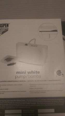 ASPEN mini white pump