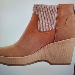 Dr.Scholl's Chelsea  Wedge  Boots Women's  Size 10M