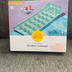 Sun Squad Inflatable Pocket Lounge 