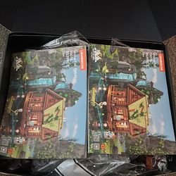 Lumibricks legos Waterfall cabin
