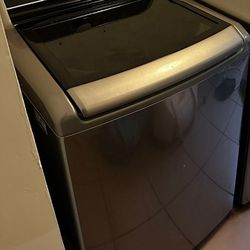 Stainless Steel LG Top Load Washing Machine 