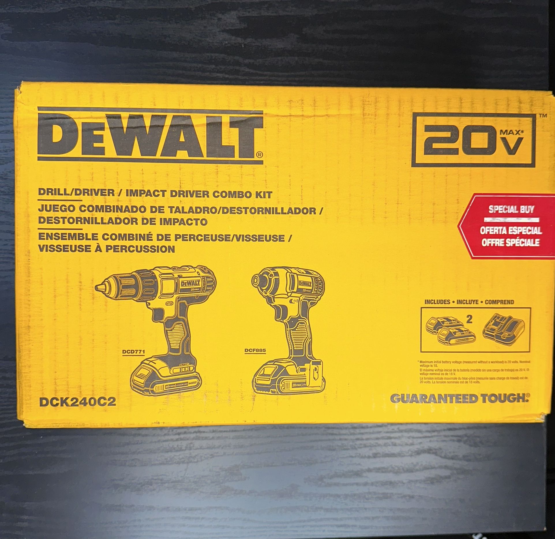 Dck240c2 dewalt on sale
