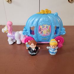 Fisher Price Little People Disney Princess Cinderella's Dancing Carriage & Horse 