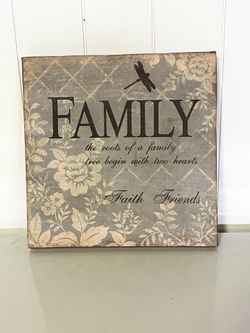 Decorative family wall art
