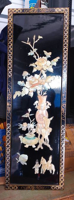 Set Of 4 Mother Of Pearl Panels