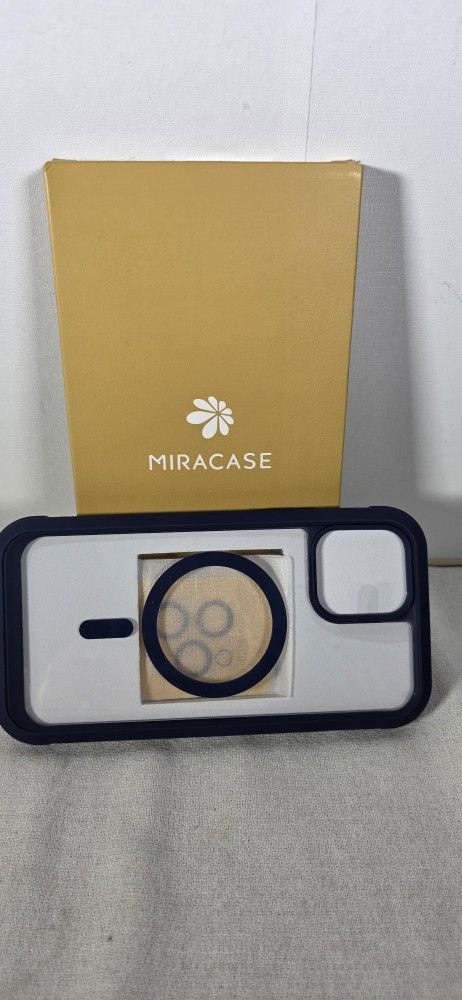 Miracase Magnetic iPhone 12 Pro BLUE Case