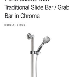 Delta Grab Bar With Handheld Shower 