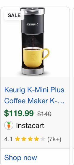 NEW Keurig K-Mini Plus β Never Used β $99 OBO