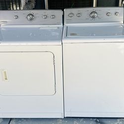 Maytag washer and dryer set, both electric