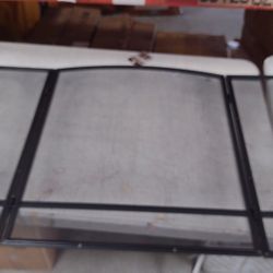 Panacea Products 15951 3-Panel Arch Screen with Double Bar for Fireplace-B000X4SWAS