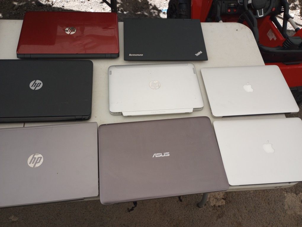 Laptops ,Apple,Dell,HP, Toshiba,Asus, Samsung 