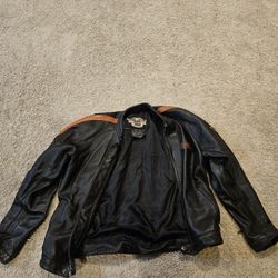 Harley-Davidson MEDIUM MIDTOWN Embroidered Leather Jacket Race 97071-06VM