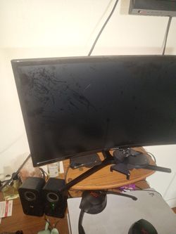 Samsung 32 Inch Led Curve Monitor Gaming Monitor 