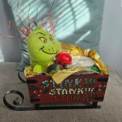 STINK STANK STUNK Grinch Toilet Paper Sleigh 