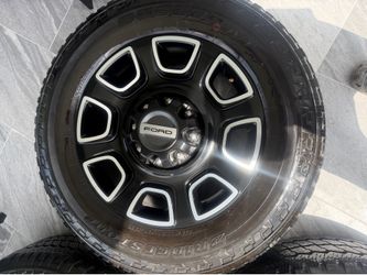 Ford F250 platinum stock OEM factory  rim and tires LT 275/65r20