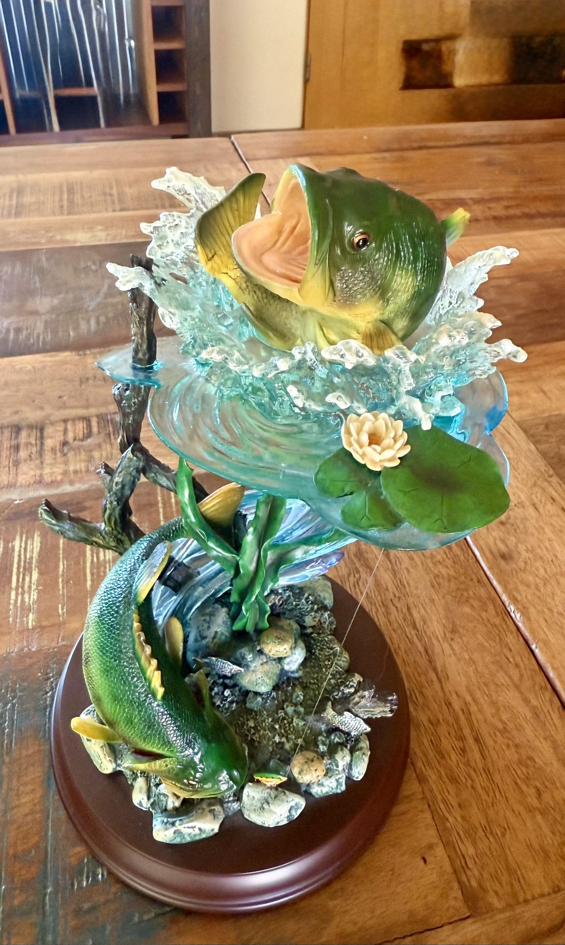Anglers Glory Freshwater Legends Bass Fishing Limited edition Bradrford Exchange