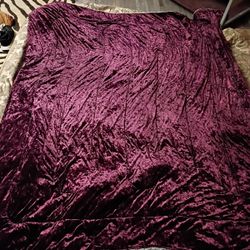 Queen Comforter And Decorative Pillow