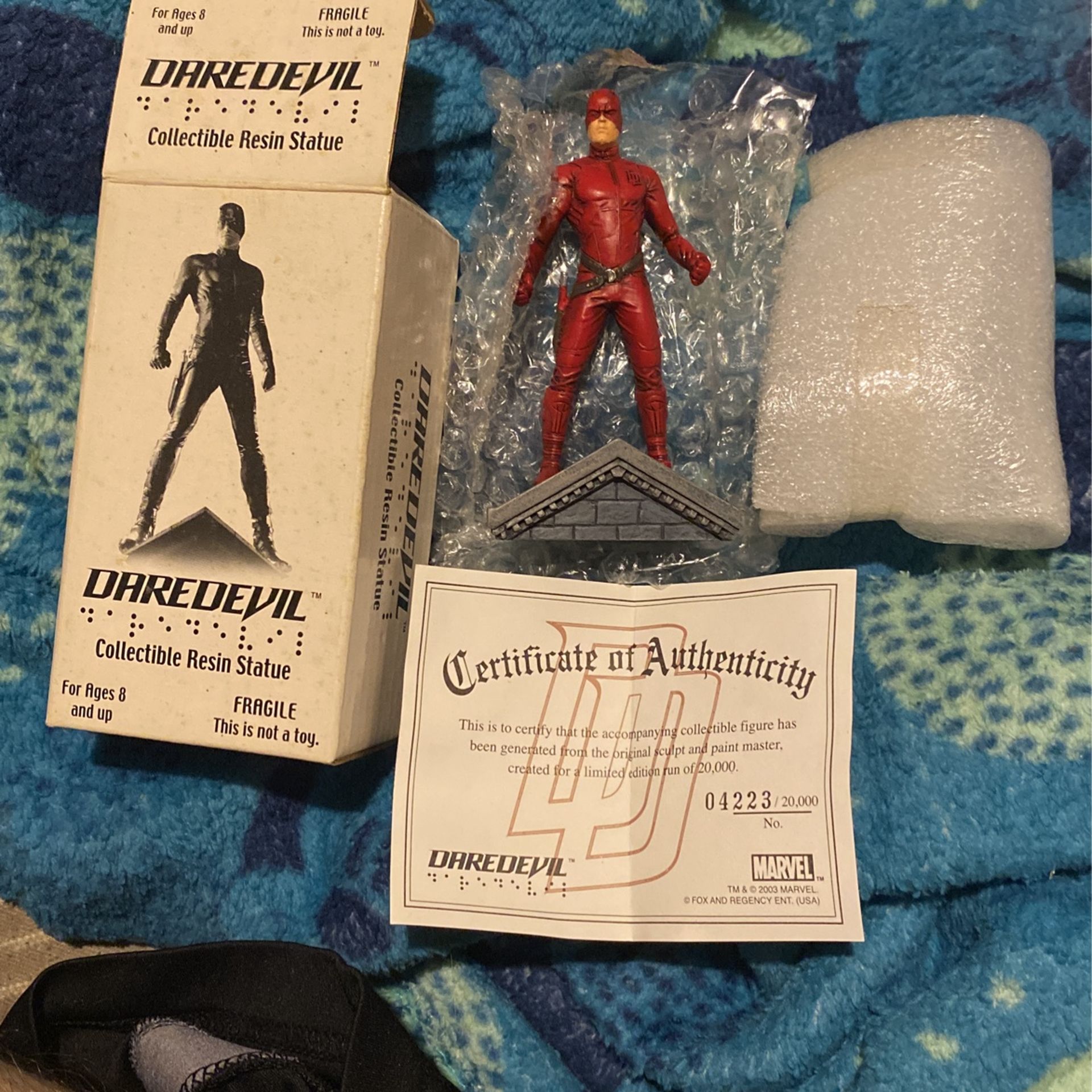 2003 Rare Daredevil Resin Statue-Movie Exclusive Figure Swap?!? Trades???