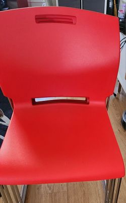 Chairs Red Set Of 4