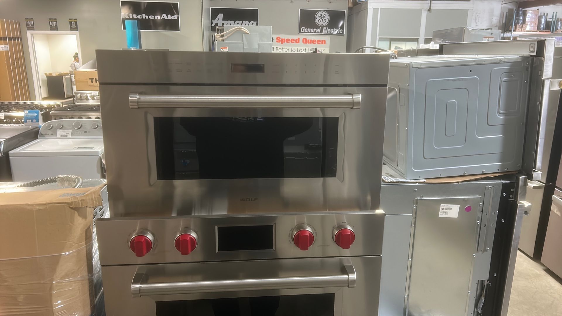 Wolf Drop Down Microwave