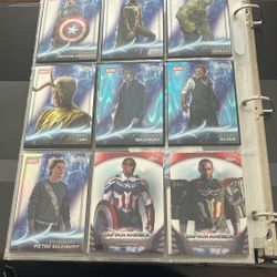 11 Cards Lot Of Mcu Characters 