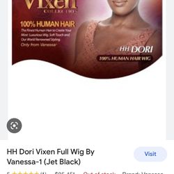 NEW Human Hair Dori Wig