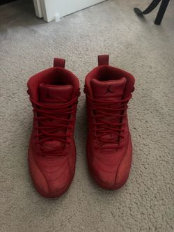 Gym red Jordan 12s
