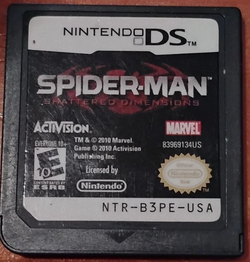 Nintendo DS Spider-Man Shattered Dimensions Cartridge Only