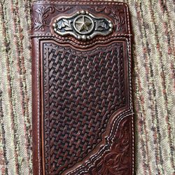 Silver Creek Tooled Leather Wallet