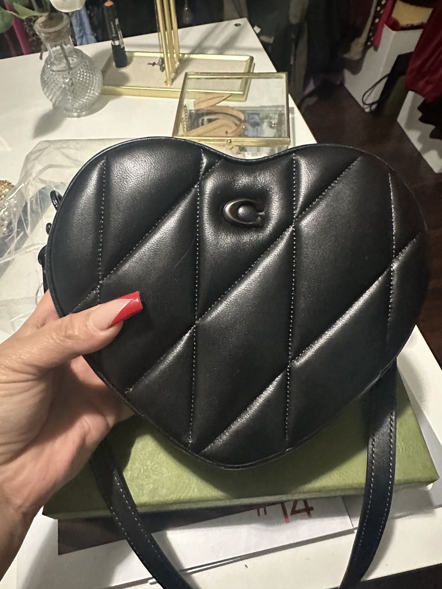 Brand New Coach Heart Crossbody