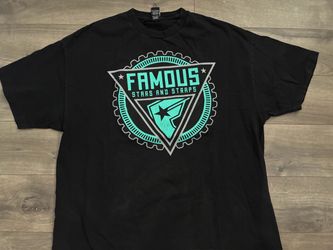 Vintage T Shirt Y2K Famous Stars and Straps Skater Motocross 2XL XXL BMX 2000s