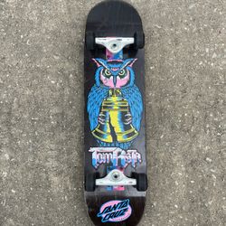 8.0 Santa Cruz Skateboard Complete Board 55mm Wheels