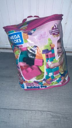 Mega Bloks Big Building Bag Pink