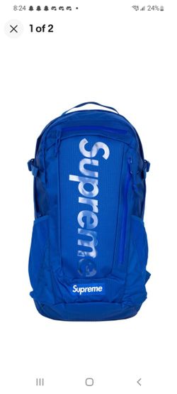 NWT Supreme SS21 Blue Backpack New