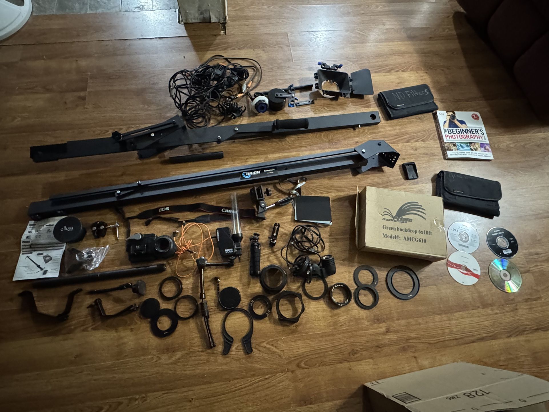 Camera photography equipment accessories miops splash water drop & crane & filters & lenses