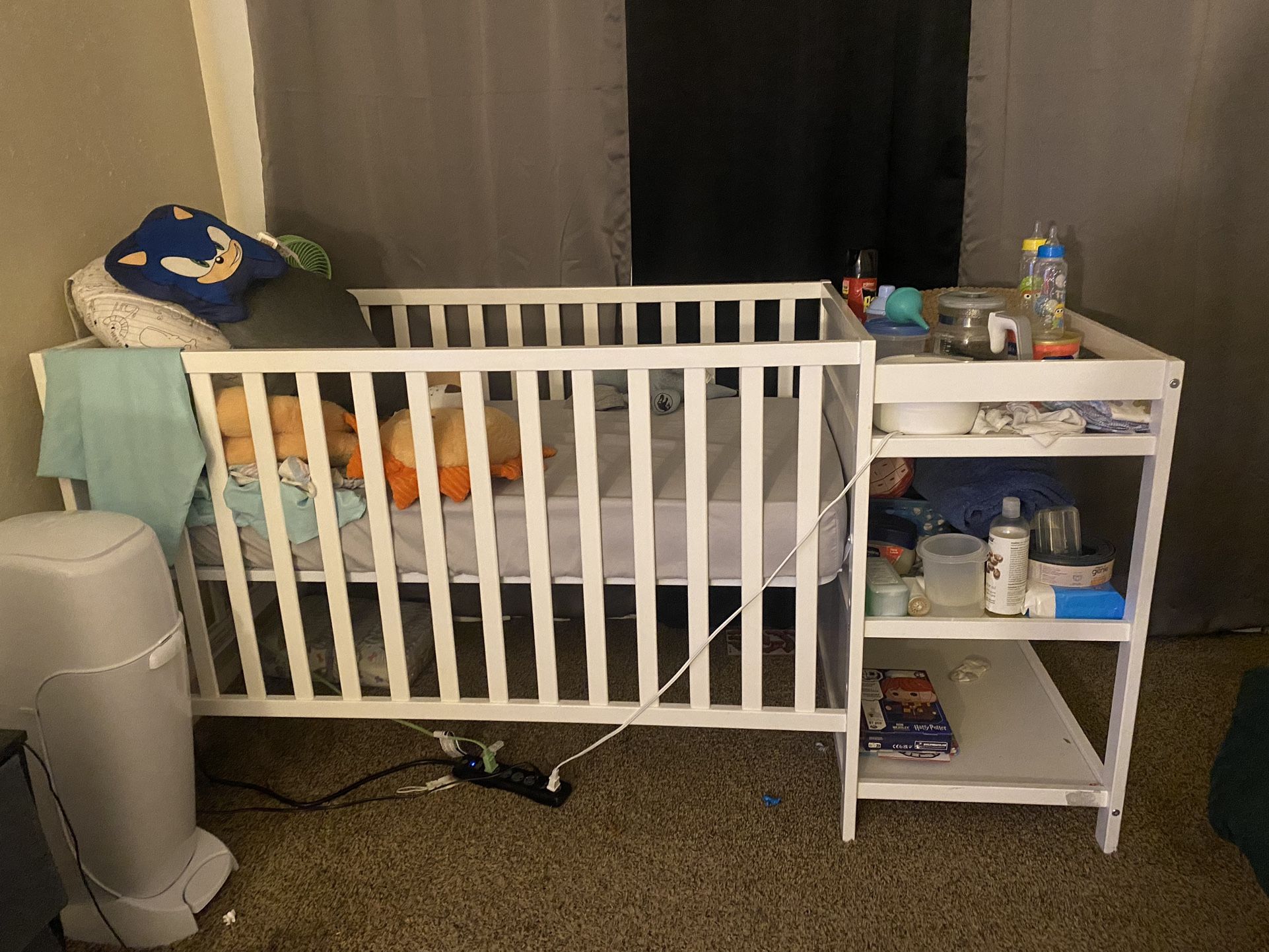 Baby Crib With Storage