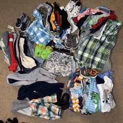 Baby Boy Clothes Lot Size 9-12 Months 
