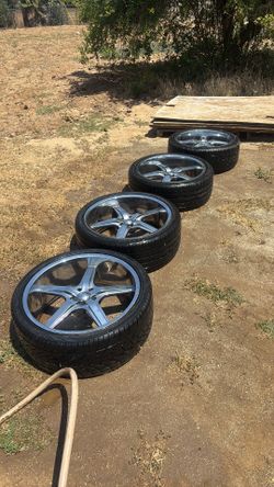 22” chrome rims